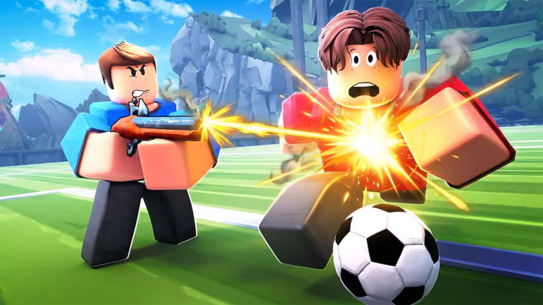 Illegal Soccer players facing off across the pitch during a match